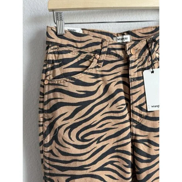 Free People X Wrangler Wild West 603 PURR High Rise Straight Leg Jeans Sz 27 NEW - Picture 15 of 16